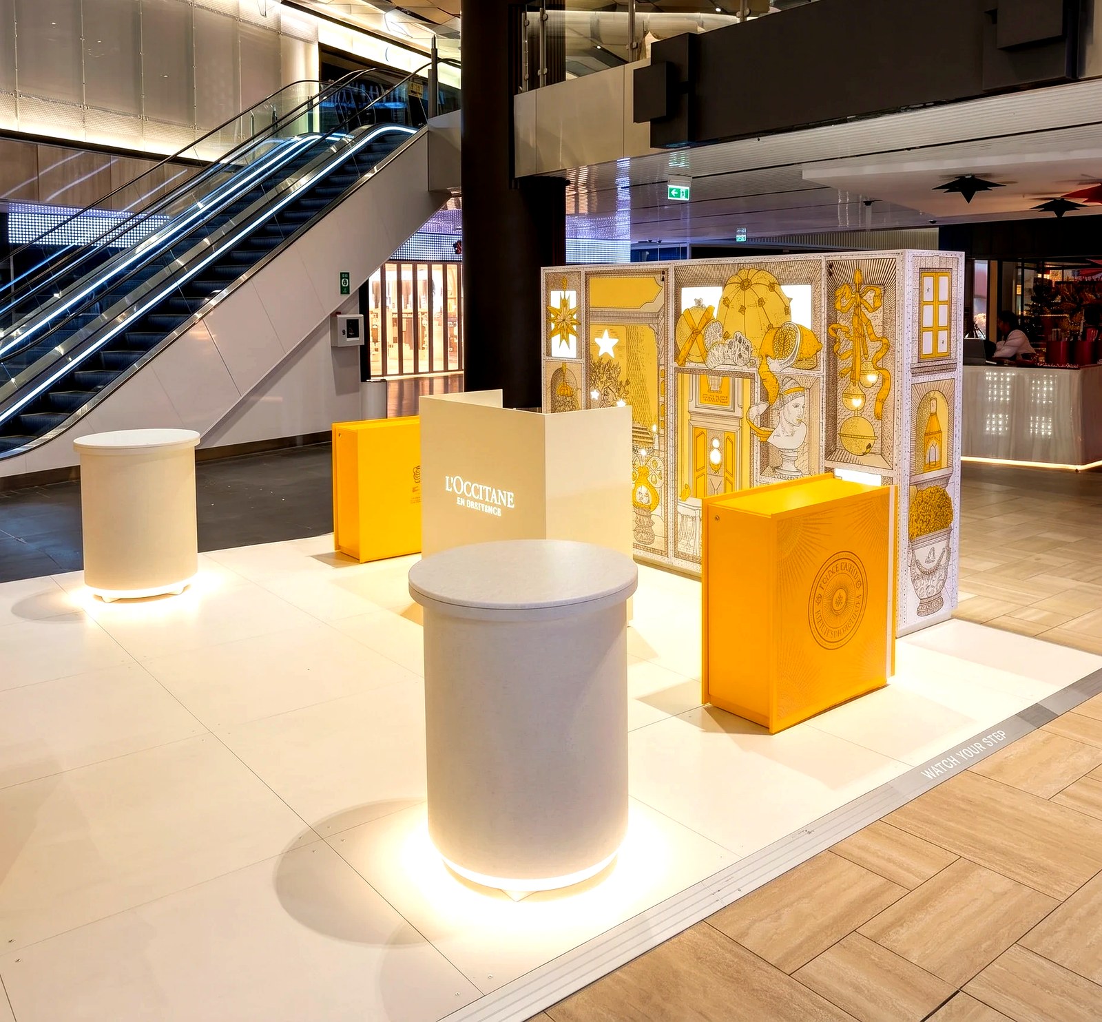 L'Occitane pop-up installation