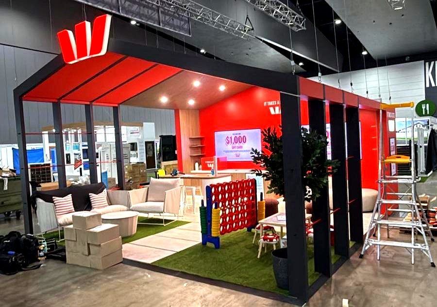 Westpac large-scale expo build